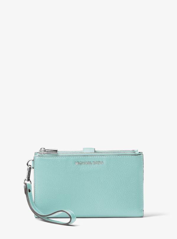 Damske Penazenky Michael Kors Adele Leather Smartphone Svetlo Tyrkysové - Doplnky Michael Kors Lacne | NWRYI-6471